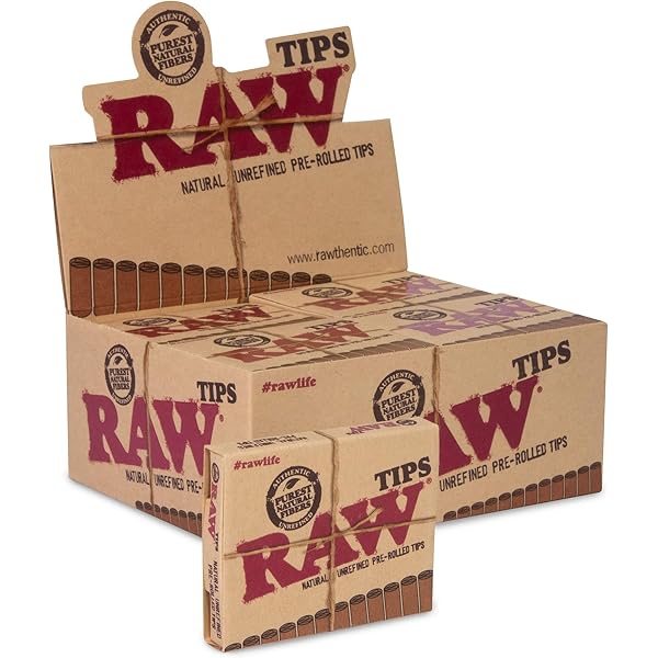 Raw Pre-Rolled Tips - 20 Pack