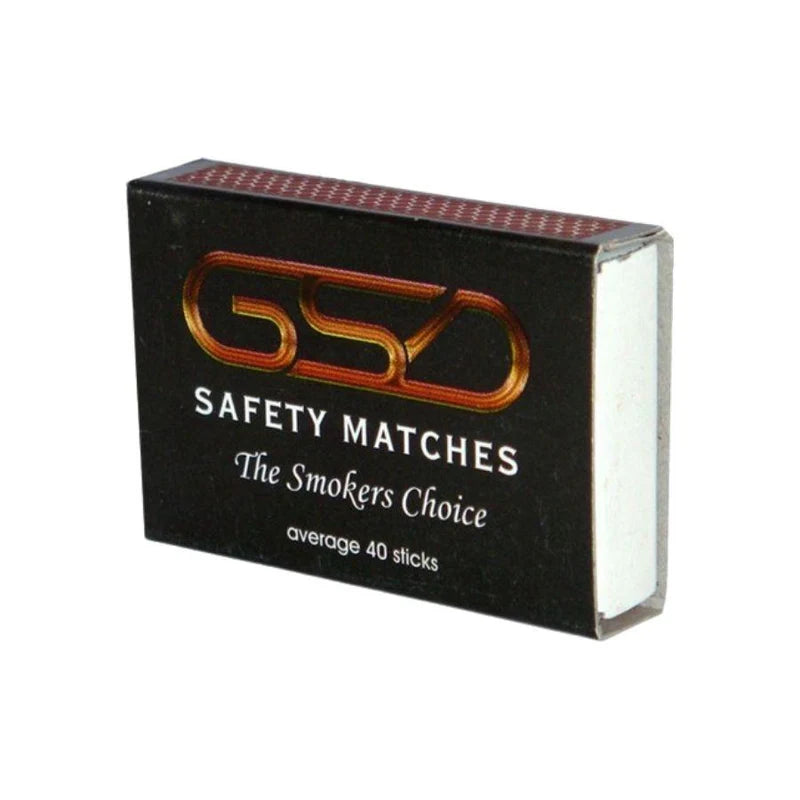 GSD Safety Matches – 100 Pack | Long-Lasting Matches for Home, Camping & Kitchen Use