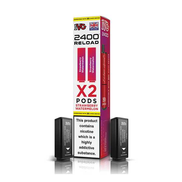 IVG 2400, 2 IN 1 Reloaded Pods 2% Nic - 5 Packs