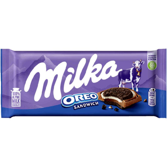 Milka Oreo Sandwich Chocolate Bar 16 x 92g
