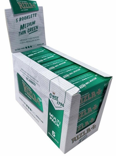 Rizla Green Regular 5 pack (1 x 20 x 5)