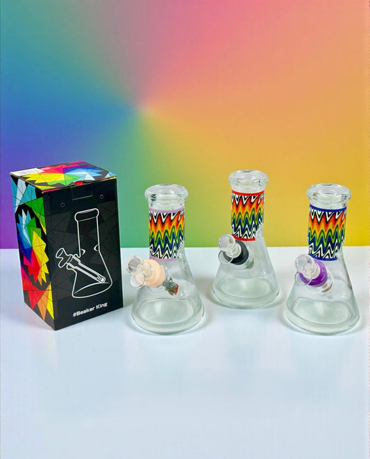 Mini Glass Bong – 8" (MO80005)
