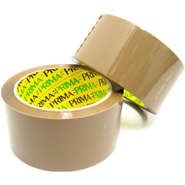 Prima 2” Parcel Tape – 6 Pack | Heavy-Duty Packing Tape for Boxes & Shipping