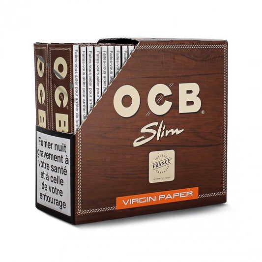 OCB Slim Virgin Rolling Papers – Pack of 50