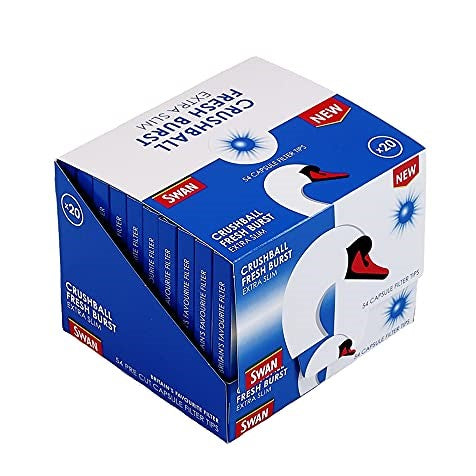 Swan Crushball Fresh Burst & Cool Burst Capsules – (1 x 20 Pack)