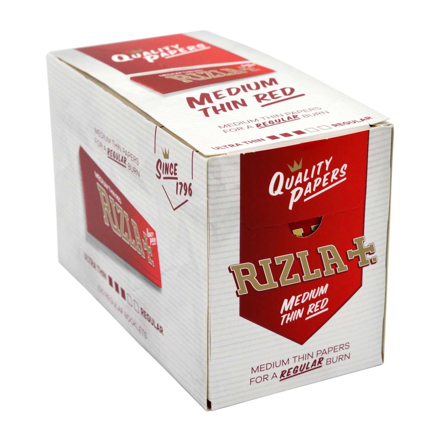 Rizla Red Regular/Standard Rolling Papers – Pack of 100