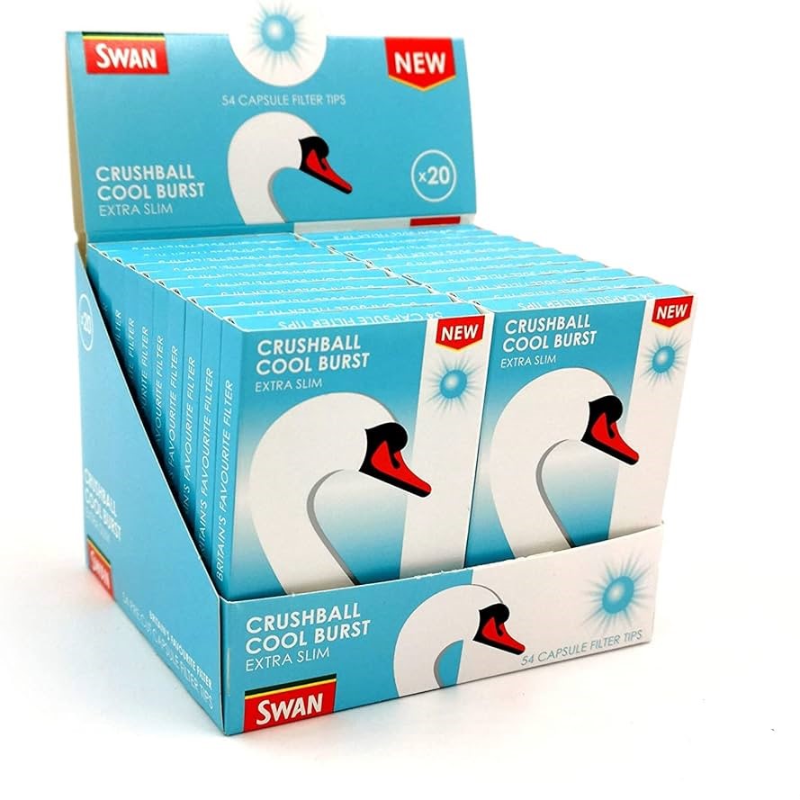 Swan Crushball Fresh Burst & Cool Burst Capsules – (1 x 20 Pack)