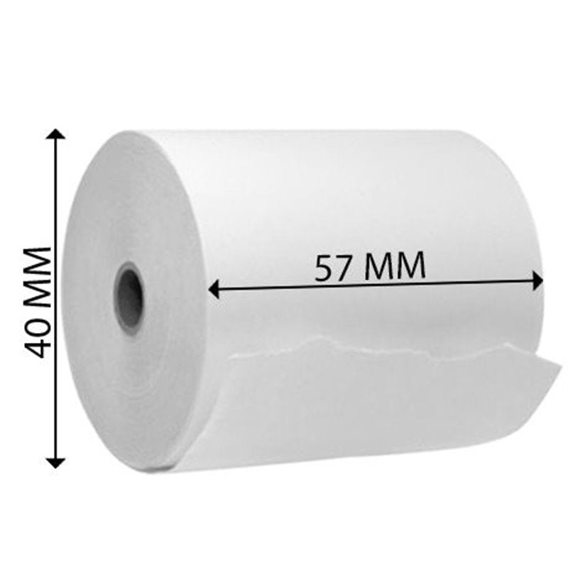 Credit Card Roll 57MM x 40M – Thermal Paper for Card Machines & POS Terminals