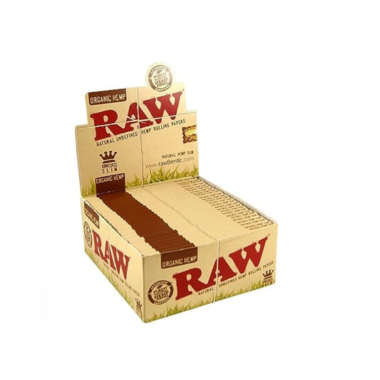 Raw Organic King Size Slim - 50 Pack