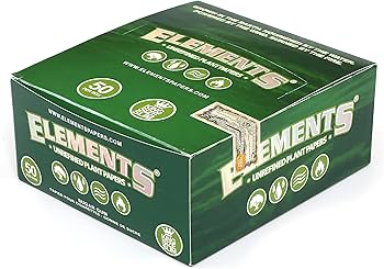 Elements Green King Size Slim - 50 Pack