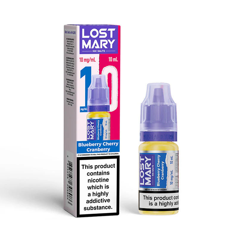 LOST MARY Nic Salts E-Liquid 10ml – 10mg