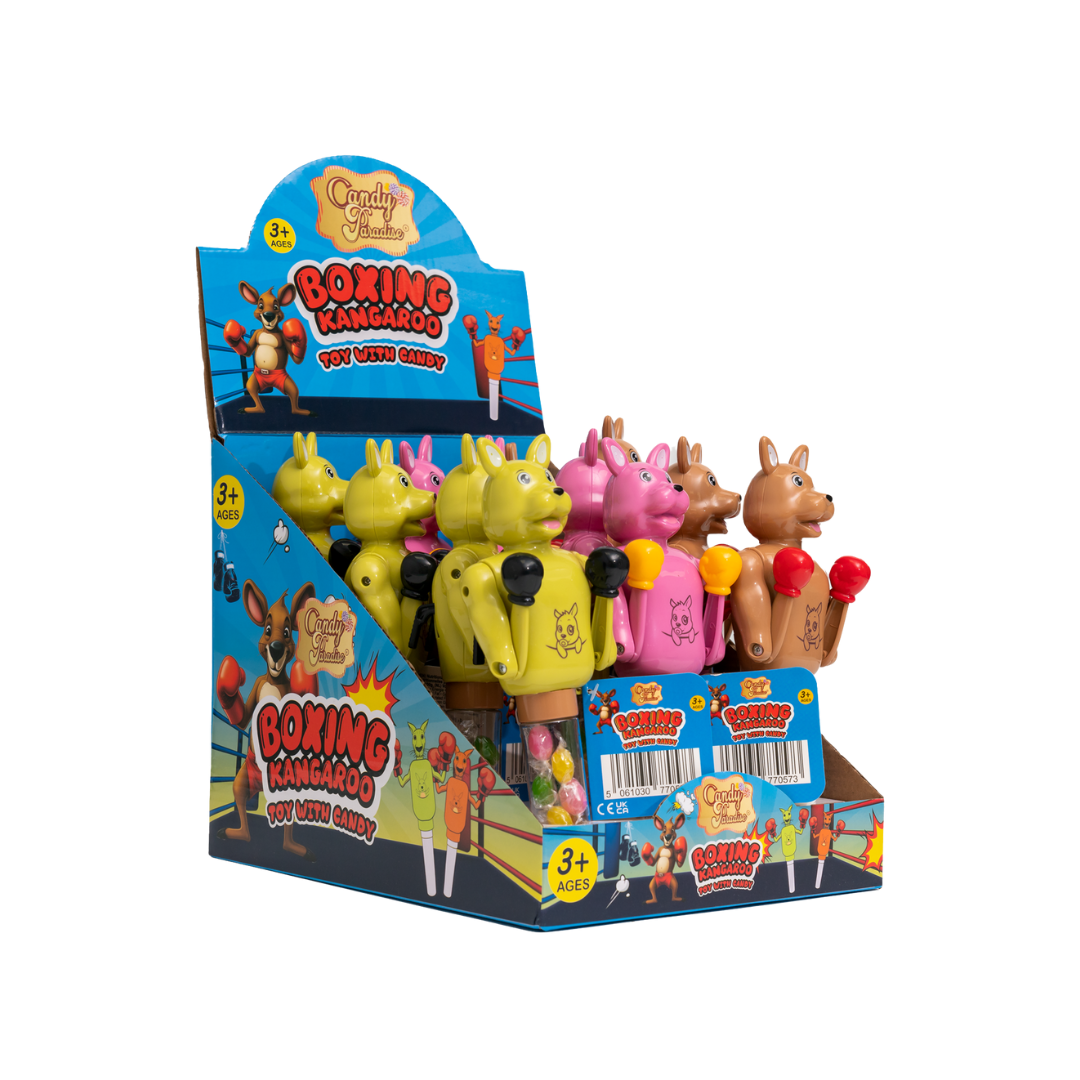 Candy Paradise Boxing Kangaroo Toy With Candy 12 x 10g