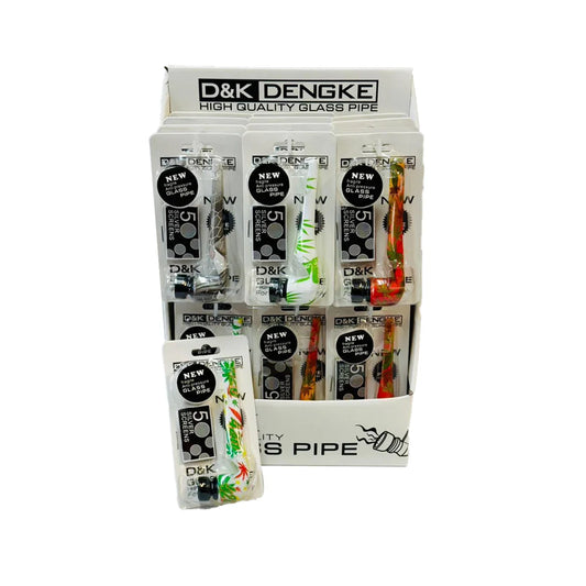 Glass Pipe With Screen – Pack of 12