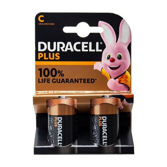 Duracell Plus Power C Batteries – 10 Pack (10 x 2 Packs)