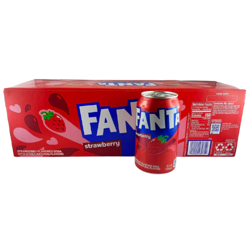 Fanta Soda Can 12 x 350ml