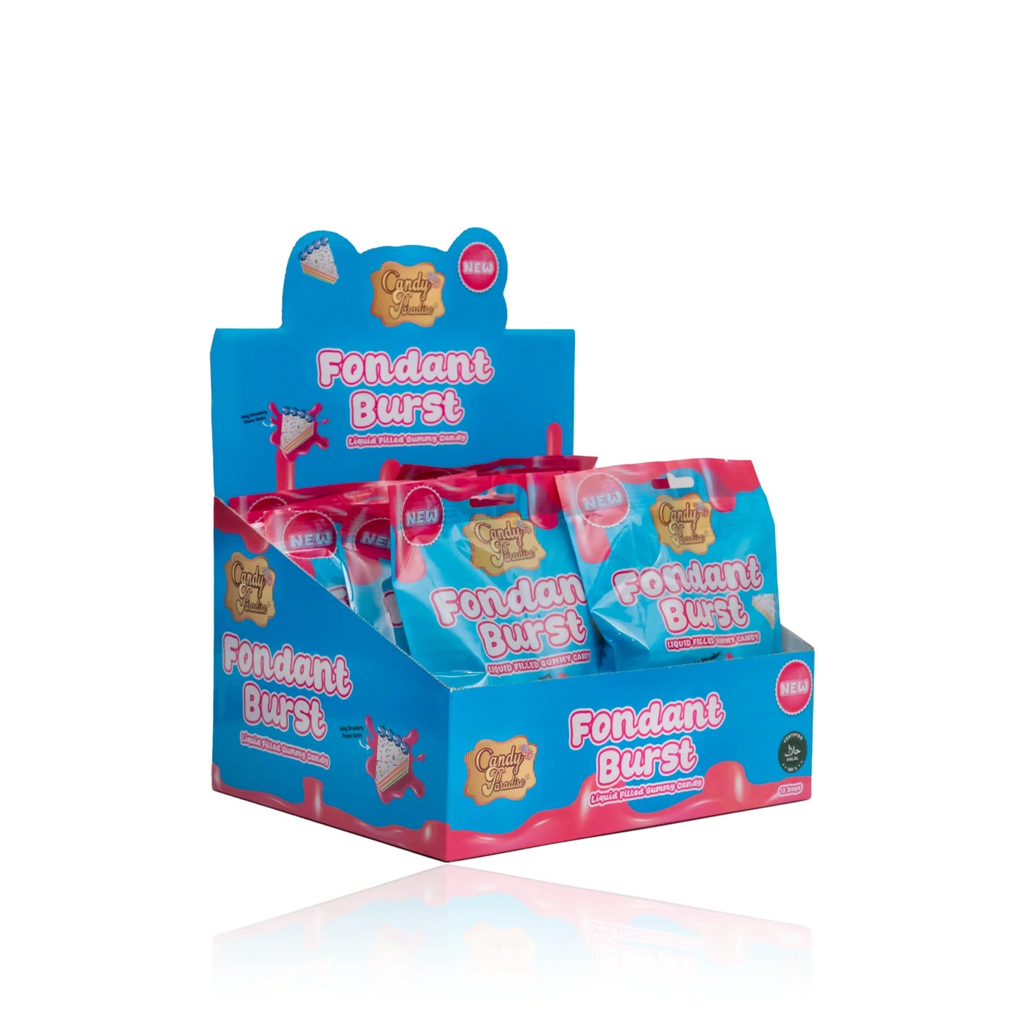 Candy Paradise Fondant Burst Liquid Filled Gummy Candy 12x72g
