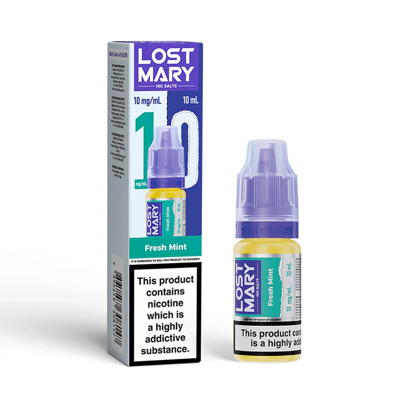 LOST MARY Nic Salts E-Liquid 10ml – 10mg