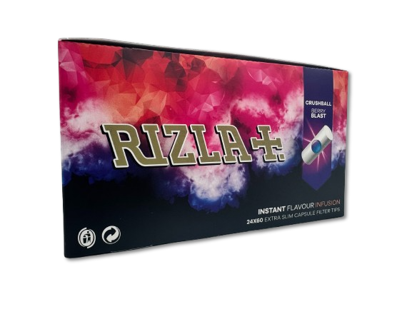 Rizla Polar Berry Blast Extra Slim Filters – 1×24