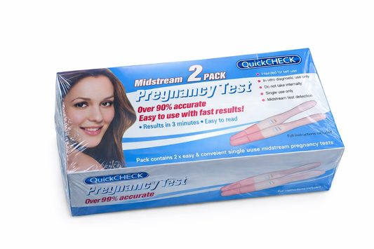 Quick Check Pregnancy Test Midstream - 2 Pack