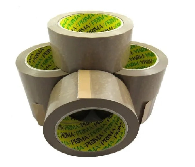 Prima 2” Parcel Tape – 6 Pack | Heavy-Duty Packing Tape for Boxes & Shipping
