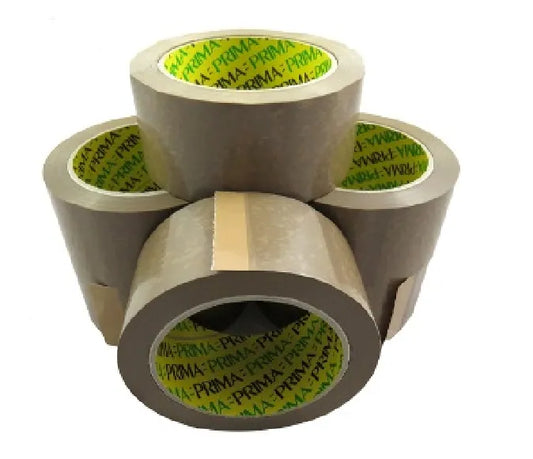 Prima 2” Parcel Tape – 6 Pack | Heavy-Duty Packing Tape for Boxes & Shipping