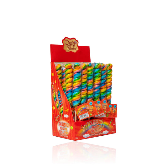 Candy Paradise ® Rainbow Twister Lollipop 24x50g