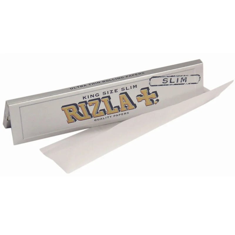 Rizla Silver King Size Slim Rolling Papers – Pack of 50