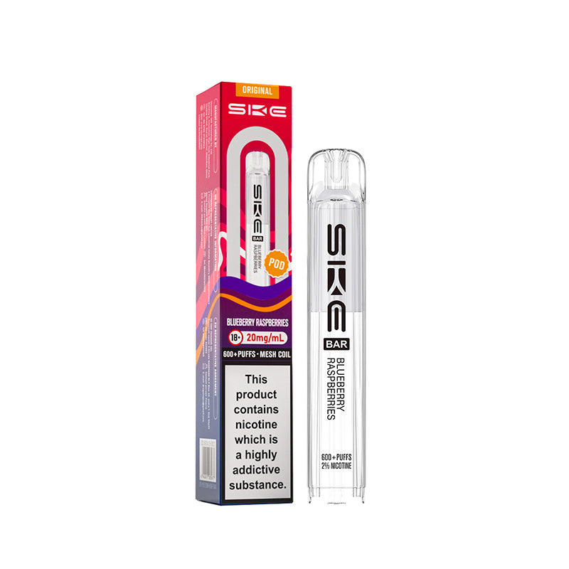 SKE Bar 600 Original Prefilled Pod, 2% Nic - 10 Packs