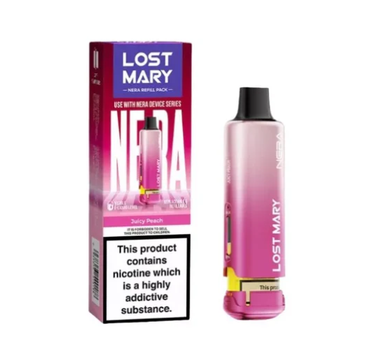 Lost Mary NERA 15K Puffs Pods Refill TPD 2% Nic - 5 Packs