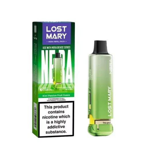 Lost Mary NERA 15K Puffs Pods Refill TPD 2% Nic - 5 Packs