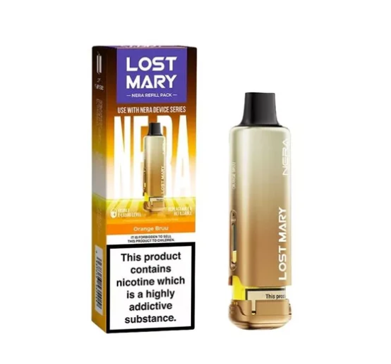 Lost Mary NERA 15K Puffs Pods Refill TPD 2% Nic - 5 Packs