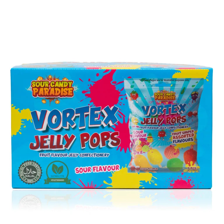 Candy Paradise ® Sour Vortex Jelly Pops ® 12x315g