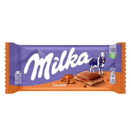 Milka Caramel Chocolate Bar 23 x 100g