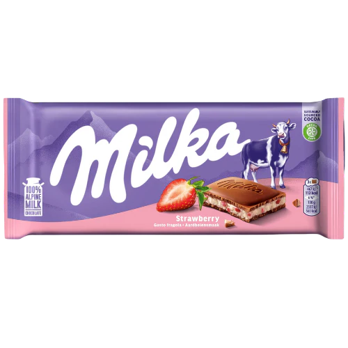 Milka Strawberry 22 x 100g