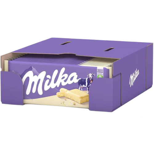Milka White Chocolate 24 x 90g