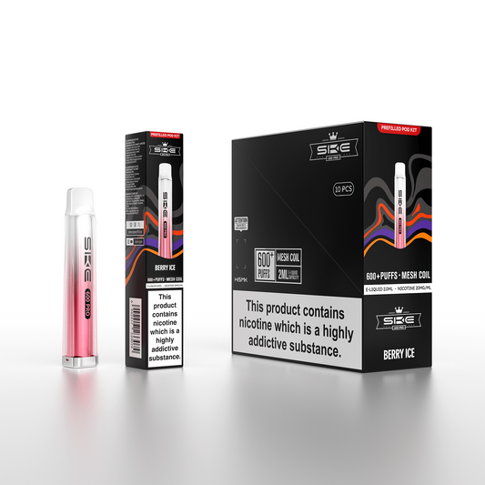 SKE Pro 600 Prefilled Kit Puffs 2% Nic - 10 Packs