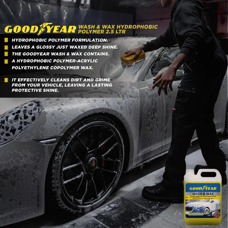 GOODYEAR Wash and Wax Hydrophobic Polymer 2.5L