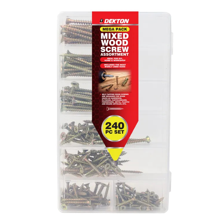 DEKTON Mixed Wood Screw Assortment