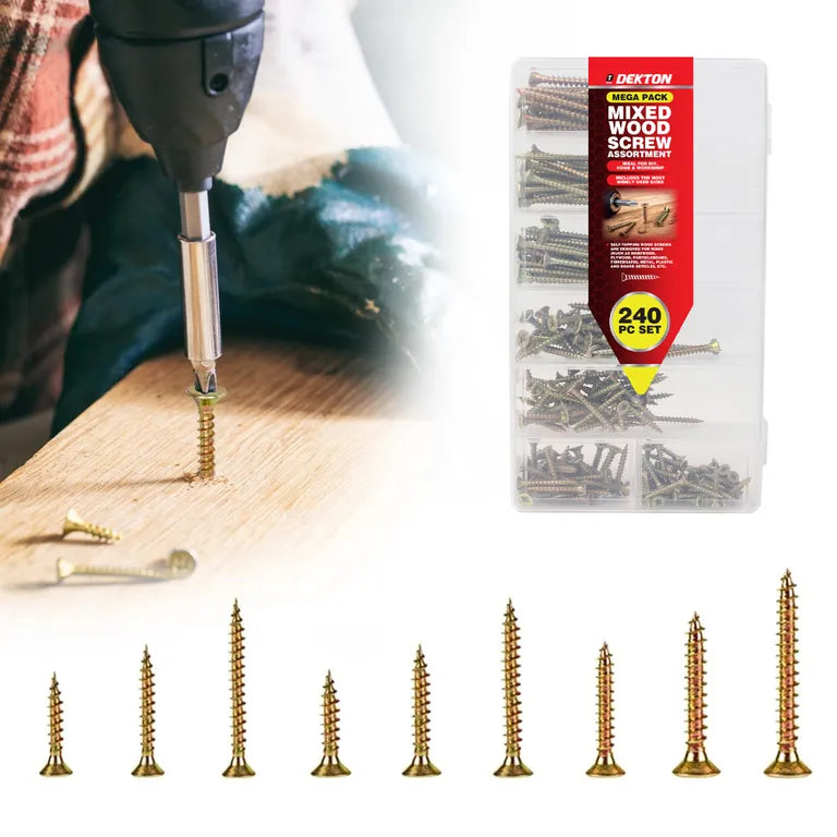 DEKTON Mixed Wood Screw Assortment