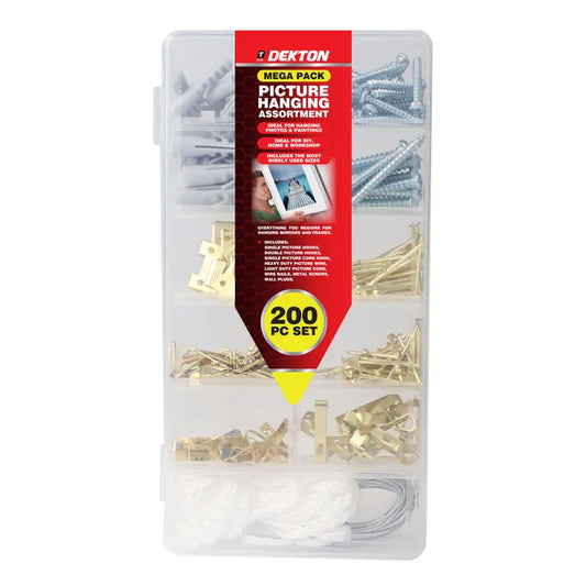 DEKTON 200PCS Picture Hanging Set