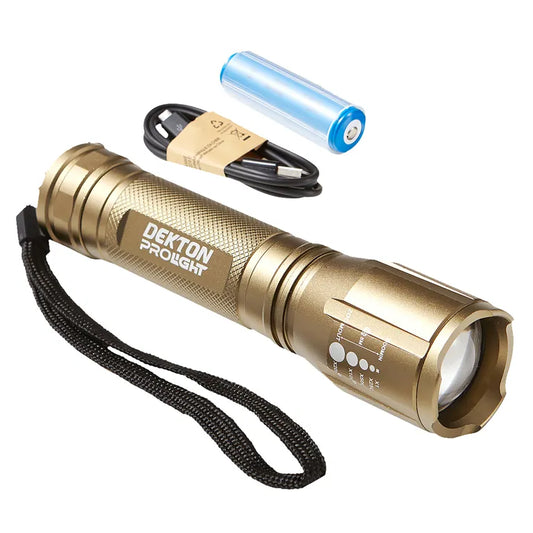 DEKTON 400 Lumens Rechargeable Torch