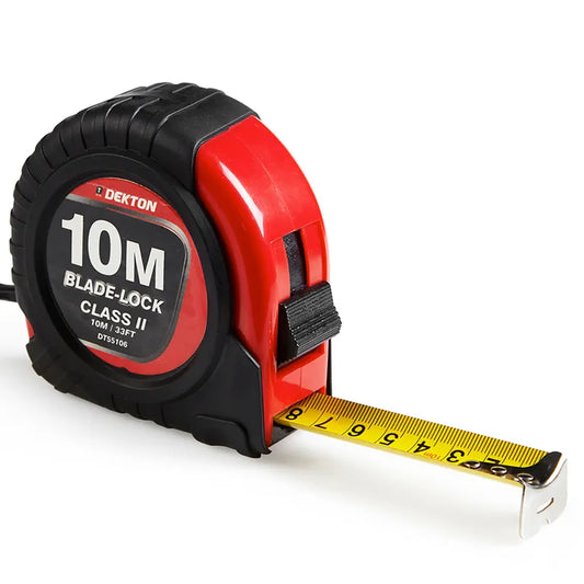 DEKTON 10M x 25MM Hard Case Tape Measure