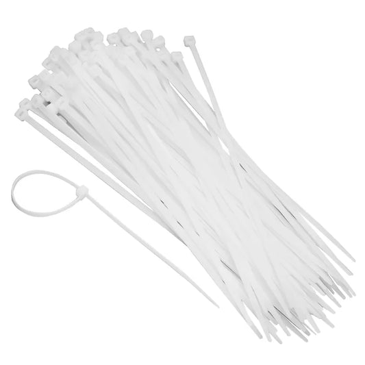 DEKTON 250PCS 2.5mm x 150mm White Cable Ties