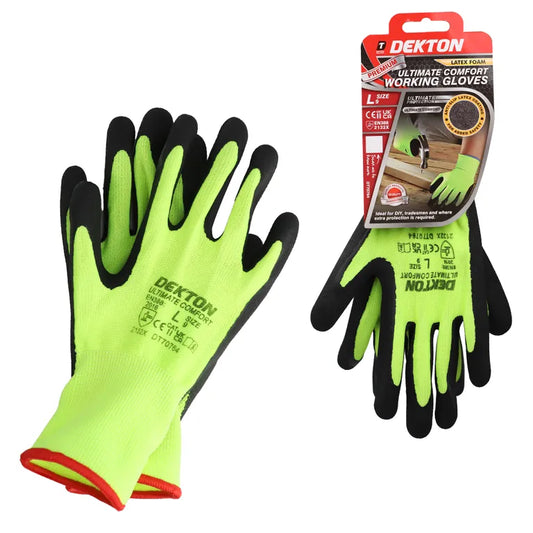 DEKTON Premium Comfort Working Gloves - Size 9/L