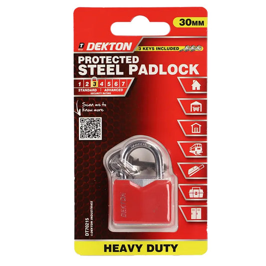 DEKTON 30MM Covered Steel Padlock