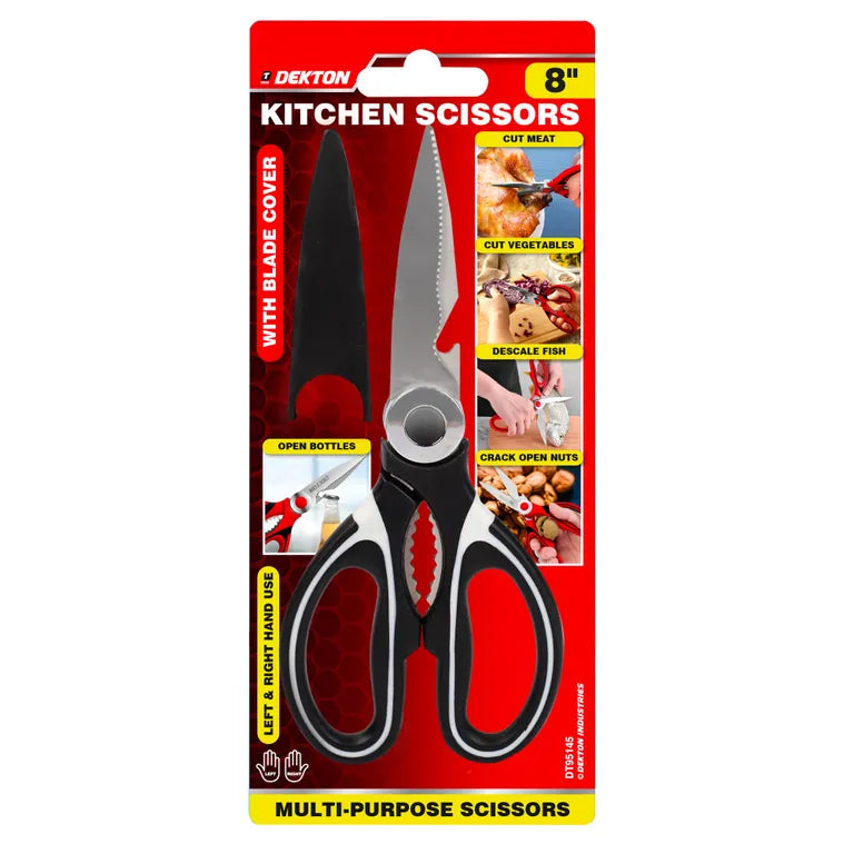 DEKTON 8" Kitchen Scissors with Blade