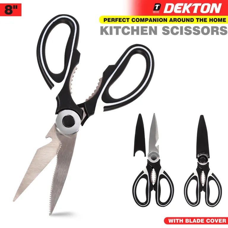DEKTON 8" Kitchen Scissors with Blade