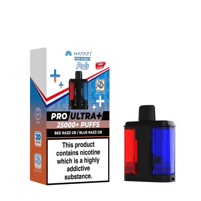 Hayati Pro Ultra Plus 25K Prefilled Refill Pods