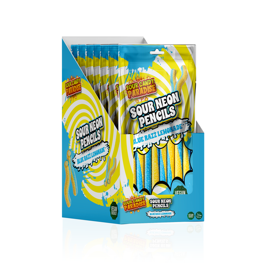 Sour Candy Paradise Sour Neon Pencils 12 x 130g