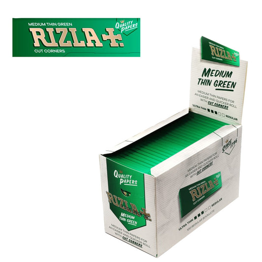 Rizla Green Regular/Standard Rolling Papers – Pack of 100
